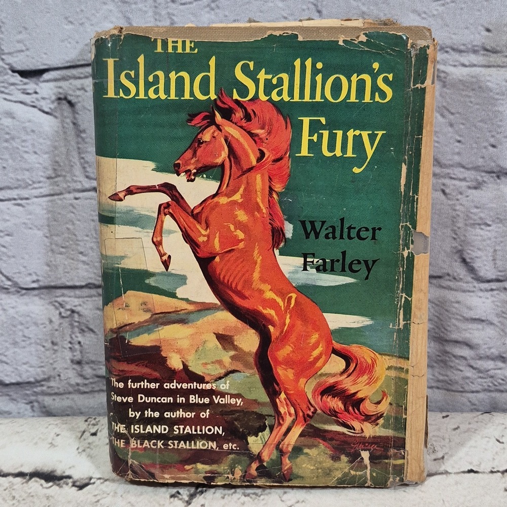 The‎ Island Stallion's Fury Walter Farley Hardcover First Edition 1st Print 1951